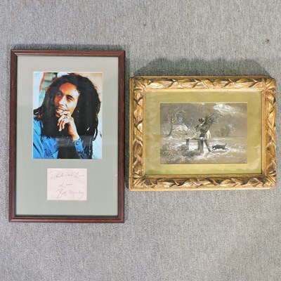 Lot 180 - A print of Bob Marley