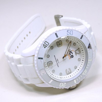 Lot 153 - A white Ice wristwatch, with a 35mm signed...