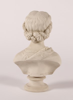 Lot 6 - A Copeland Parian bust of Princess Alexandra,...