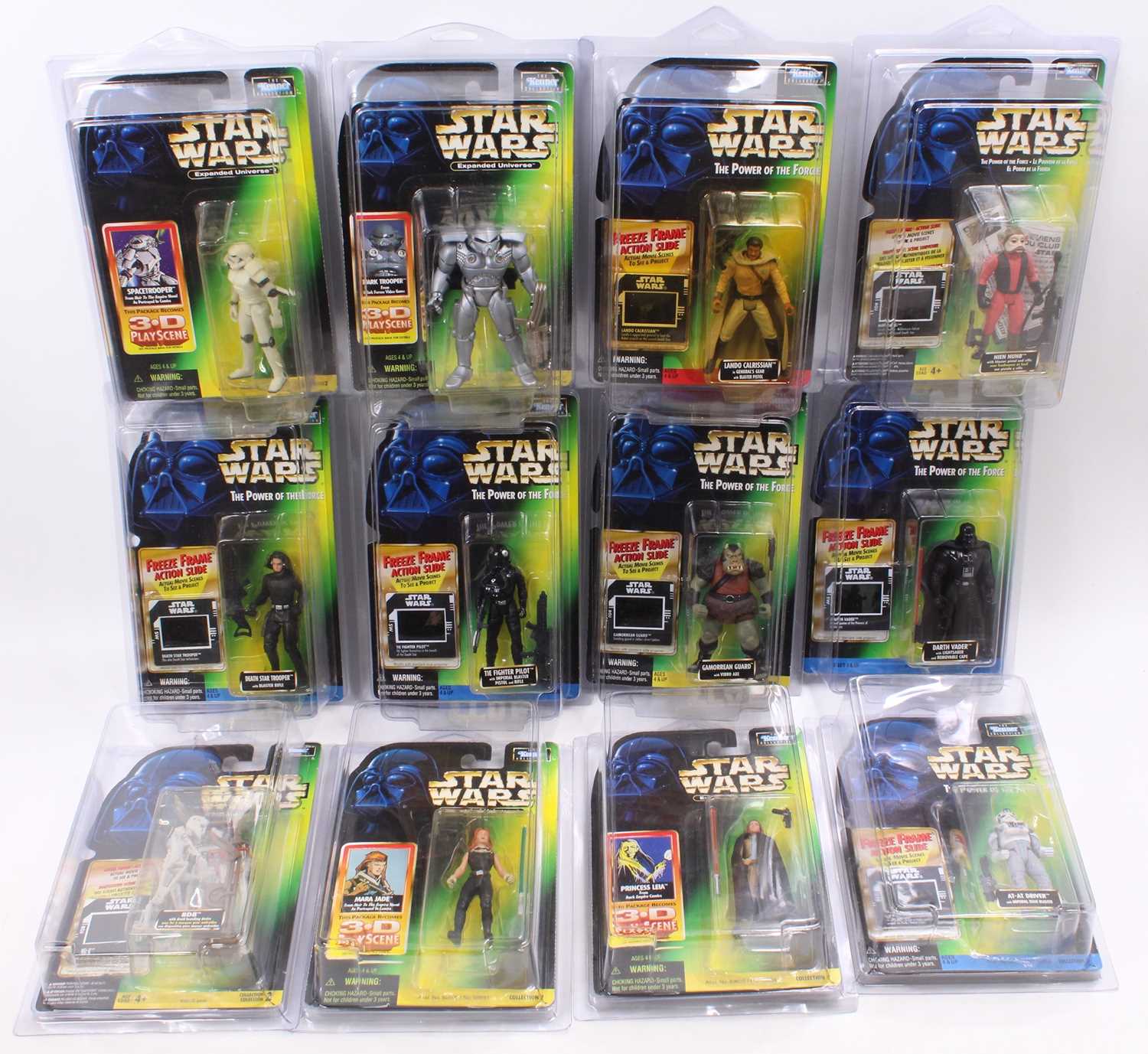 Lot 66 - A collection of twelve Kenner Star Wars...