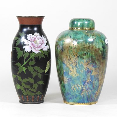 Lot 92 - A Wedgwood lustre ginger jar and cover, circa...