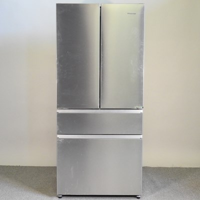 Lot 70 - A Hisense American style refrigerator, model...