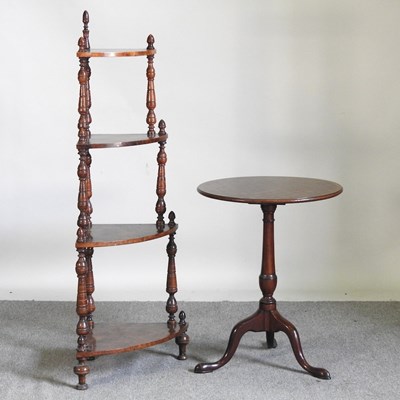 Lot 102 - A 19th century parquetry occasional table, on...