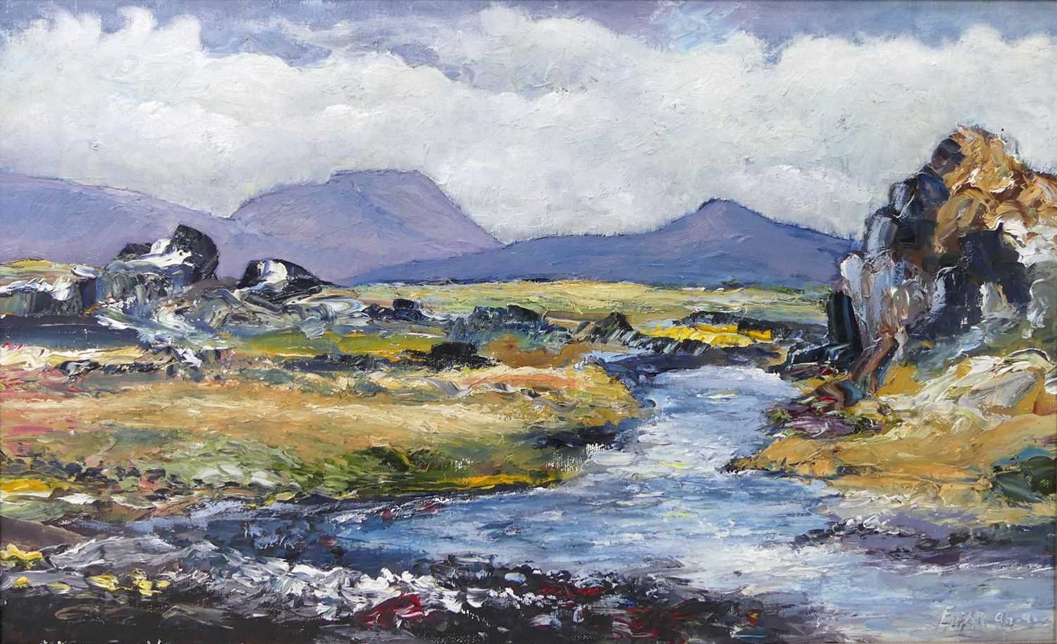 Lot 53 - Elfar Gudni Pordarson (Icelandic, b.1943),...