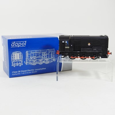 Lot 100 - A Dapol O Gauge model train, Class 08 diesel...