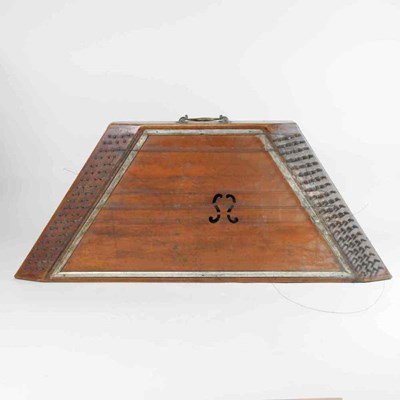 Lot 80 - A wooden dulcimer, probably 19th century, of...