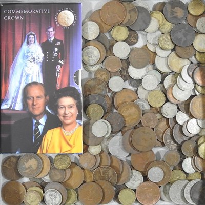 Lot 84 - A collection of 19th century and later coins