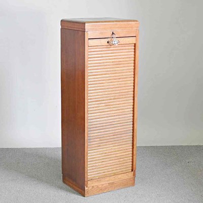 Lot 117 - An early 20th century filing cabinet,...