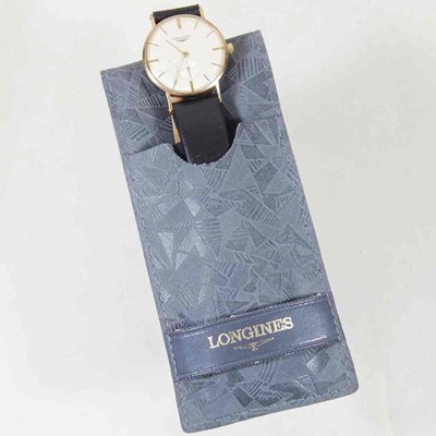 Lot 90 - A Longines gentleman's vintage wristwatch,...