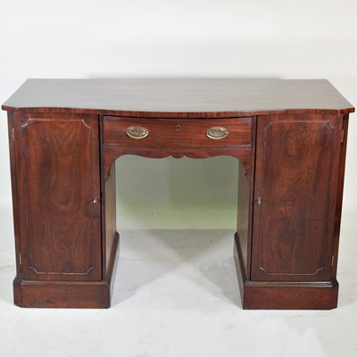 Lot 481 - A 19th century mahogany sideboard, with a...