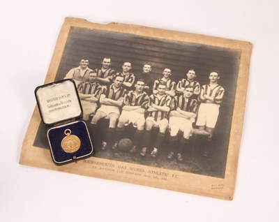 Lot 50 - A 9 carat gold Football Association Runner Up...