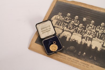 Lot 50 - A 9 carat gold Football Association Runner Up...