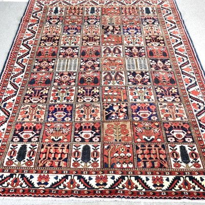 Lot 480 - A Persian bakhtiar carpet, with all over...