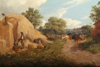 Lot 80 - John Joseph Hughes (1820-1909), Harvesting...