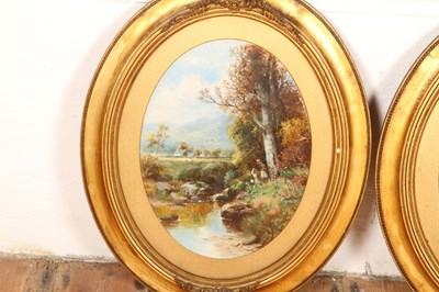 Lot 95 - English School, 19th century, a pair of river...