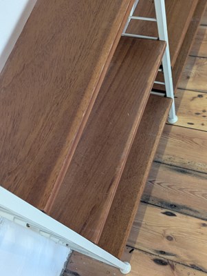 Lot 77 - A Ladderax teak set of bookshelves, 1970s,...