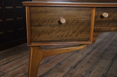 Lot 78 - An Alfred Cox walnut dressing table, circa...