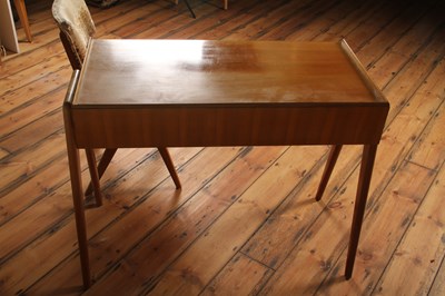 Lot 79 - A Berick teak desk, mid 20th century, having a...