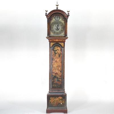 Lot 7 - An 18th century lacquered and chinoiserie...