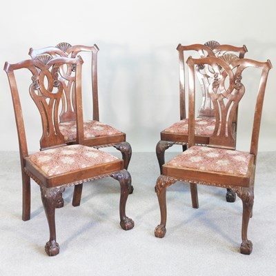 Lot 564 - A set of four early 20th century mahogany...