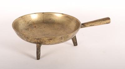 Lot 279 - A bronze pan or skillet, probably 18th century,...