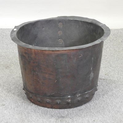 Lot 86 - A 20th century riveted copper copper
