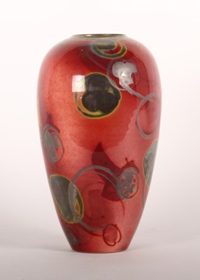 Lot 99 - A French studio flambe pottery vase, circa...