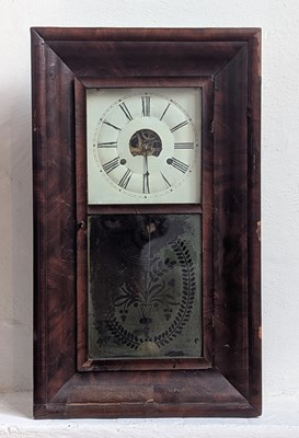 Lot 362 - A 19th Century American shelf clock, h 66cm, w...