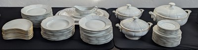 Lot 277 - A Krautheim extensive gilt decorated dinner...