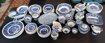 Lot 278 - A collection of Adams ironstone tableware, to...