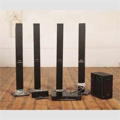 Lot 495 - A Panasonic 5.1 home cinema kit, comprising...