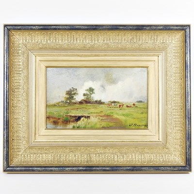 Lot 201 - J Skelton, early 20th century, landscape with...