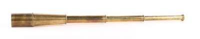 Lot 316 - A four-drawer brass telescope, dated 1942, by...