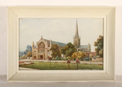 Lot 126 - Fredrick Parr (1887-1970), Norwich Cathedral,...