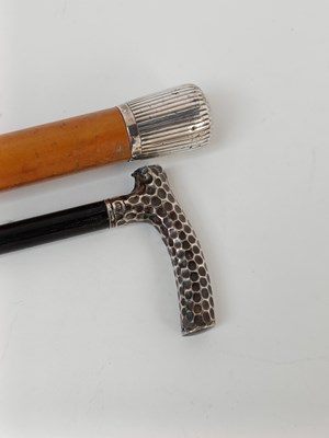 Lot 201 - A malacca walking stick by Thomas Brigg & Sons,...