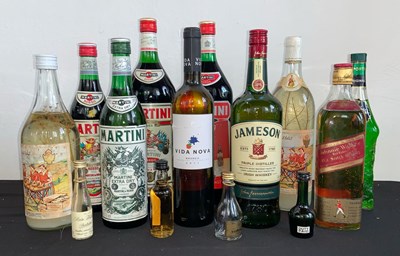 Lot 229 - A collection of spirits, liqueurs, and...
