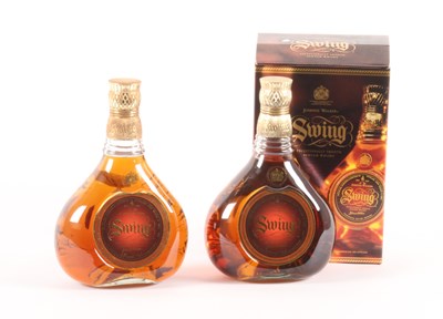 Lot 233 - Two bottles of Johnnie Walker Swing whisky,...