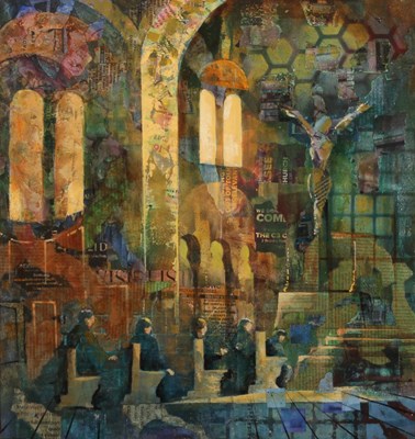 Lot 16 - John Tordoff (contemporary), Morning Service,...