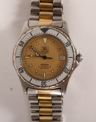 Lot 224 - A Tag Heuer men's stainless steel wristwatch,...