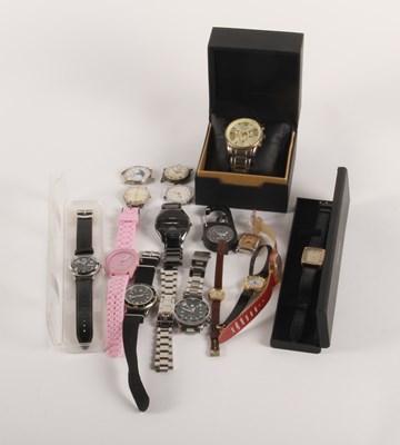 Lot 220 - A collection of wristwatches including Seiko,...