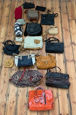 Lot 303 - A collection of designer handbags, including...