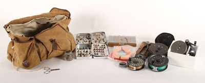 Lot 311 - A collection of various fishing reels and...