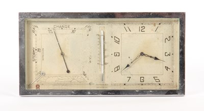 Lot 97 - An Art Deco chrome strut desk...