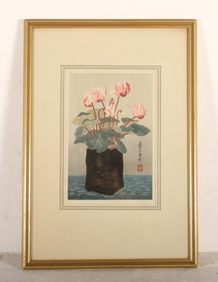 Lot 3 - Mokuchu Urushibara, (Japanese, 1888-1953),...
