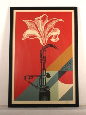 Lot 44 - Shepard Fairey (American, b.1970), Lily,...
