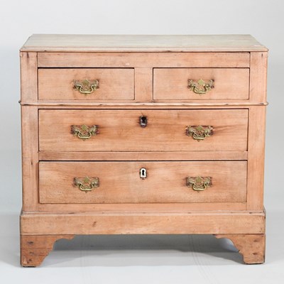 Lot 145 - A 19th century fruitwood side cabinet