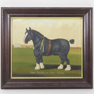 Lot 350 - Pat Behan, contemporary, Tom Thumb in War,...