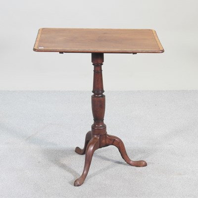 Lot 245 - A 19th century mahogany tripod table, with...