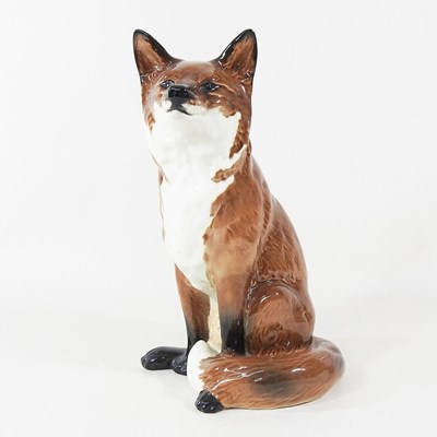 Lot 3 - A large Beswick pottery fireside model of a...