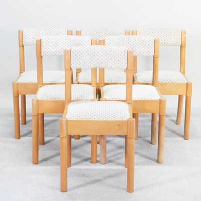 Lot 232 - A set of six mid century Dinette dining chairs...